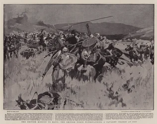 The British Mission to Kano, the British Force Withstanding a Cavalry Charge at Ugu